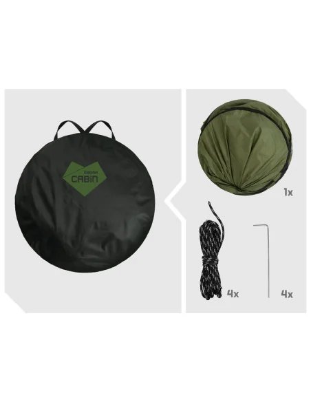 Delphin CABIN Camping-Sanitärzelt WC Zelt Dusch Pop Up Zelt-Outdoor-JJ-Fishing