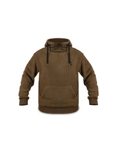 Delphin YOG! S Hoody Teddy-Fleece Bärenfell Sweatshirt Angelgewand Karpfen-Bekleidung-JJ-Fishing