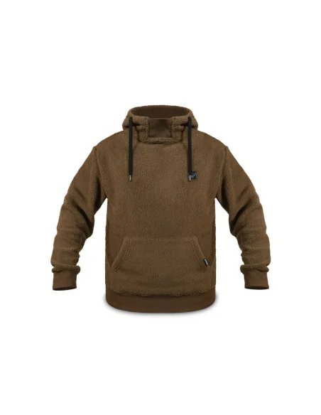 Delphin YOG! M Hoody Teddy-Fleece Bärenfell Sweatshirt Angelgewand Karpfen-Bekleidung-JJ-Fishing