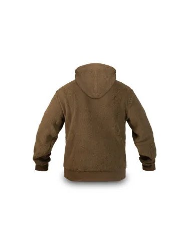 Delphin YOG! XL Hoody Teddy-Fleece Bärenfell Sweatshirt Angelgewand Karpfen-Bekleidung-JJ-Fishing