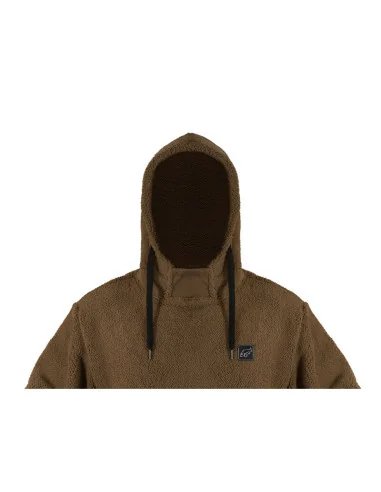 Delphin YOG! XXL Hoody Teddy-Fleece Bärenfell Sweatshirt Angelgewand Karpfen-Bekleidung-JJ-Fishing