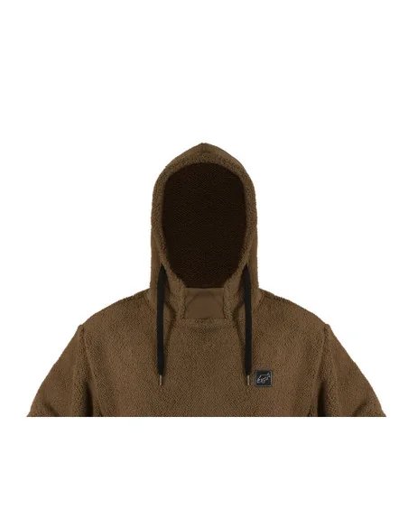Delphin YOG! XXL Hoody Teddy-Fleece Bärenfell Sweatshirt Angelgewand Karpfen-Bekleidung-JJ-Fishing