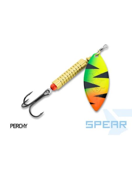 Delphin SPEAR 6,2g PERCHY Größe 1 Spinner Raubfisch Köder Spinnköder-Blinker / Spinnköder-JJ-Fishing