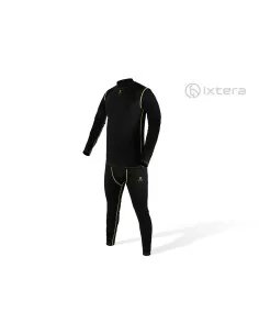 Delphin Ixtera UltraX L Thermoset Oberteil & Unterteil Thermo Angelbekleidung Black Edition-Bekleidung-JJ-Fishing