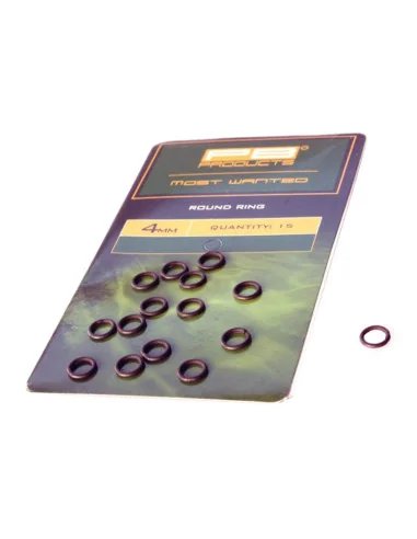 PB Products Round Ring 15 Stück Ø4mm-Vorfachmaterial & Montage-Zubehör-JJ-Fishing