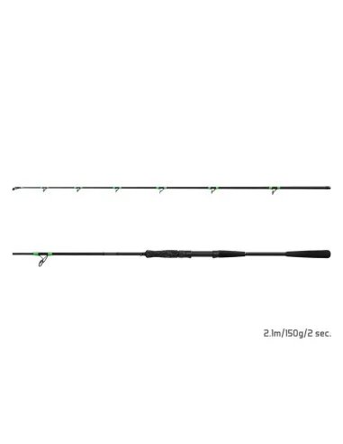 Delphin MonstaX 210cm 150g 2 Teile Wels Spinnrute Angelrute Hecht Rute Raubfisch-Ruten-JJ-Fishing