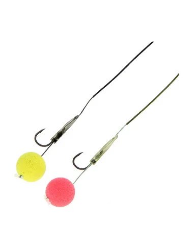 NGT Dynamic Hair Rigs - 2 Stück, Größe 4, Micro Barbed-Vorfächer-JJ-Fishing