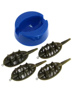 NGT Method Feeder Set 4+1 Futterkorb-Futterkörbe & Bleie-JJ-Fishing