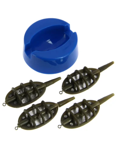 NGT Method Feeder Set 4+1 Futterkorb-Futterkörbe & Bleie-JJ-Fishing