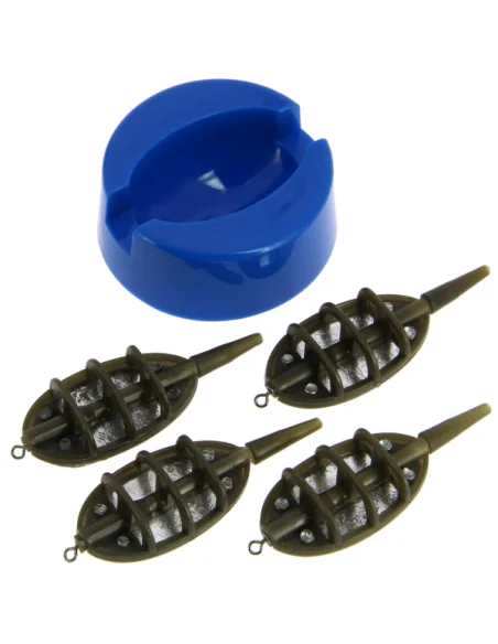 NGT Method Feeder Set 4+1 Futterkorb-Futterkörbe & Bleie-JJ-Fishing
