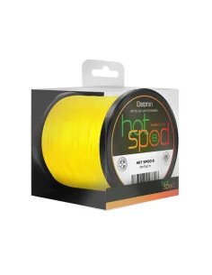 Delphin HotSpod 8 Gelb Ø0,14mm 9,60kg 300m Spot Schnur / Braid-Schnüre-JJ-Fishing