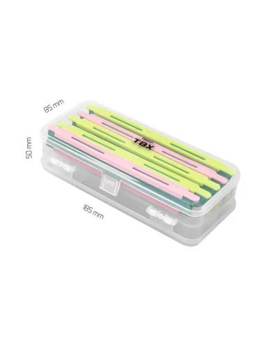 Delphin TBX Duo 185-5P EVA - Box, 185x85x50mm Tackle Box-Tackle Boxen-JJ-Fishing