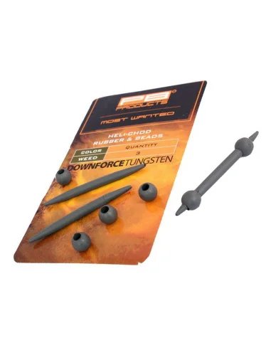 PB Products DT Heli-Chod Rubber & Beads - Weed, 3 Stück-Vorfachmaterial & Montage-Zubehör-JJ-Fishing