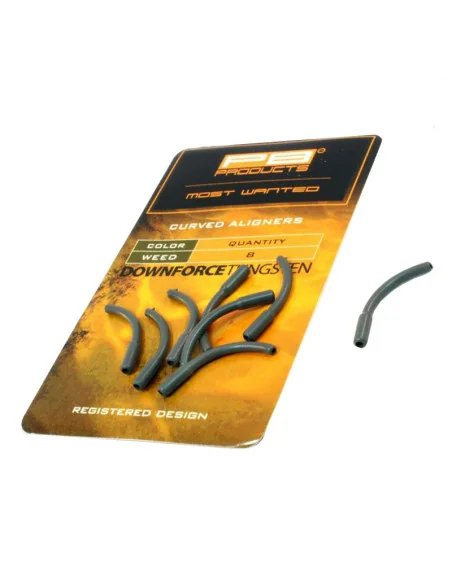 PB Products DT Curved Aligners - Weed, 8 Stück-Endtackle-JJ-Fishing