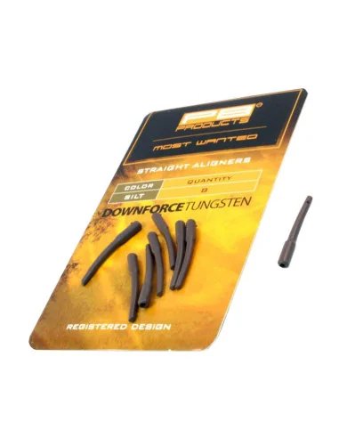 PB Products DT Straight Aligners - Silt, 8 Stück-Endtackle-JJ-Fishing