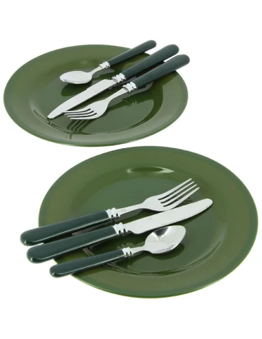 NGT Day Cutlery Plus Set Besteckset für 2 Personen Camping Karpfenangeln-Outdoor Cooking-JJ-Fishing