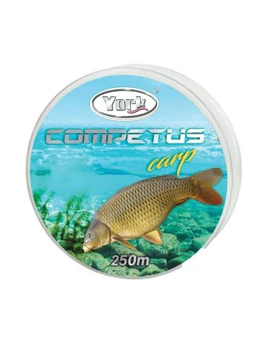 York Competus Carp - monofile Angelschnur 0,35mm 250m Karpfen Schnur-Schnüre-JJ-Fishing