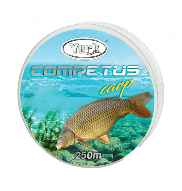 York Competus Carp - monofile Angelschnur 0,35mm 250m Karpfen Schnur-Schnüre-JJ-Fishing
