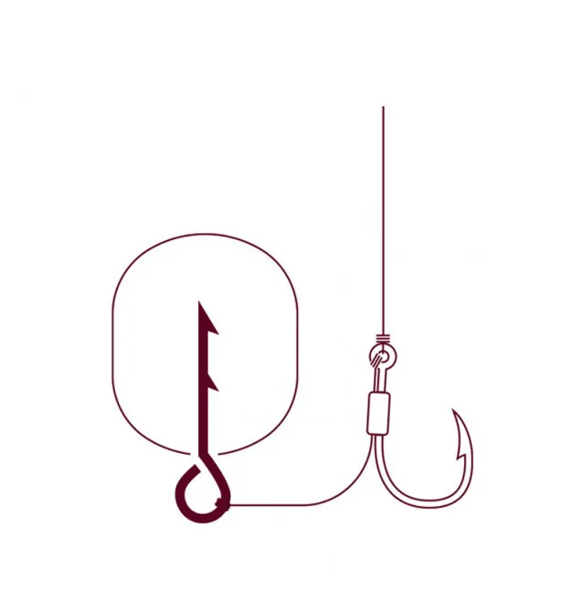 Delphin Stinger - Bait Thorn, Black, 10 pieces, 15mm-Stoppers & Baitscrews-JJ-Fishing