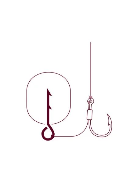 Delphin Stinger - Köderdorn, Schwarz, 10 Stück, 15mm-Stopper & Baitscrews-JJ-Fishing