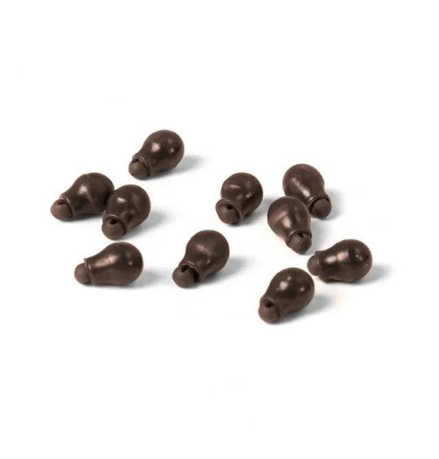 Delphin Q-Method Quick Change Beads - Braun 10 Stück Größe: S-Endtackle-JJ-Fishing