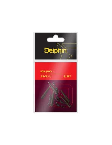 Delphin Feeder Quick Swivel Set - Wirbel, 5 Stück, Größe: L-Endtackle-JJ-Fishing