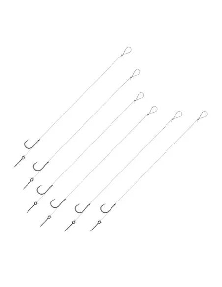 Delphin Feeder Rig FLR Sting 6 pieces Size: 8 Length: 8cm Gentle hook-Pre-Compartments-JJ-Fishing