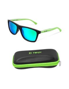 Delphin Polarized Sunglasses SG TWIST Green Glasses Polaroid Sonnebrille inklusive Hardcase-Polaroid Brillen & Zubehör-JJ-Fis...