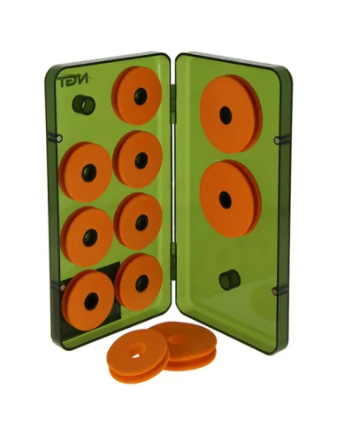 NGT 8+3 Rig Winders Box Vorfachbox mit 11 EVA-Wicklern Karpfenangeln Vorfachbox Zig & Chod Rig-Tackle Boxen-JJ-Fishing