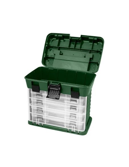 Delphin TBX MegaCase Clip Tackle Box Angelkoffer 290x190x265mm-Angelzubehör-JJ-Fishing
