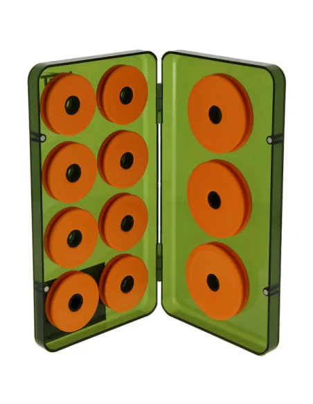 NGT 8+3 Rig Winders Box Vorfachbox mit 11 EVA-Wicklern Karpfenangeln Vorfachbox Zig & Chod Rig-Tackle Boxen-JJ-Fishing