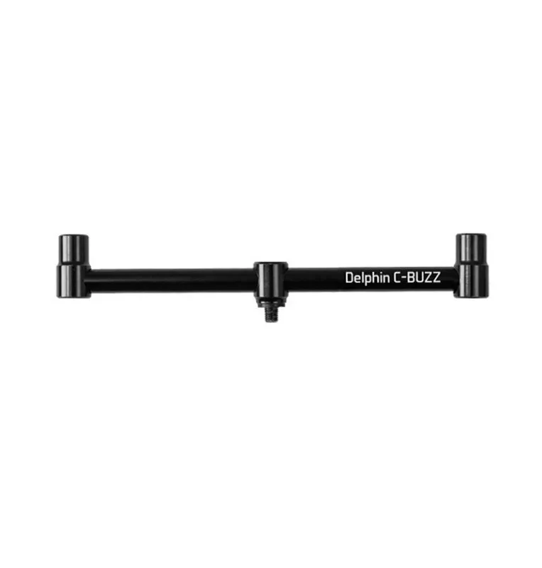 Delphin C-BUZZ Bar 2 Rod Black Edition Rutenauflage für zwei Ruten 27cm-Rod Pod´s, Banksticks & Buzzerbars-JJ-Fishing