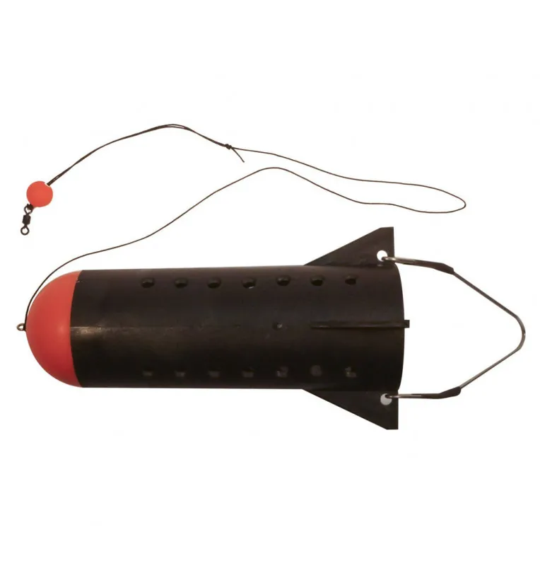 York Swing Feeder with Bead Feederkorb Futterrakete Weitwurf Black Edition-Futterkörbe & Bleie-JJ-Fishing