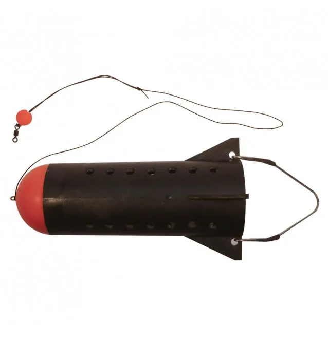 York Swing Feeder with Bead Feederkorb Futterrakete Weitwurf Black Edition-Futterkörbe & Bleie-JJ-Fishing