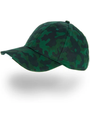 NGT Green Camo Cap LED, Kappe mit eingebauter LED Beleuchtung-Kappen & Hauben-JJ-Fishing