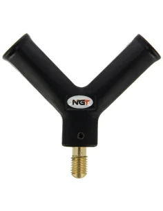 NGT V-Block Black Aluminium Kescher-Spreizblock Karpfenangeln Unterfänger Zubehör-Kescher & Kescherzubehör-JJ-Fishing