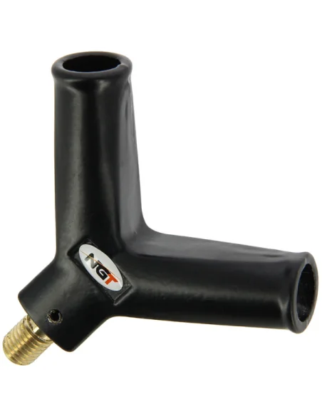 NGT V-Block Black Aluminium Kescher-Spreizblock Karpfenangeln Unterfänger Zubehör-Kescher & Kescherzubehör-JJ-Fishing