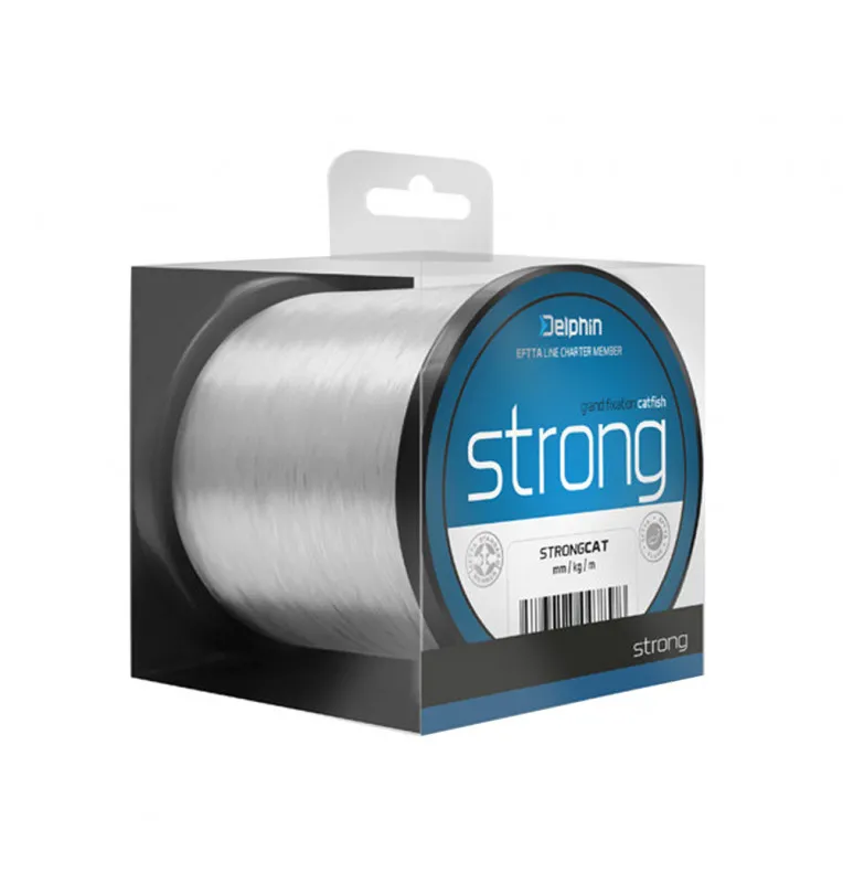 Delphin Strong Cat 0,50mm 33lb 500m Clear monofile Welsschnur-Schnüre-JJ-Fishing