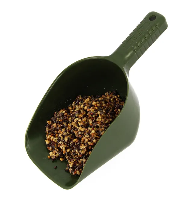 NGT Baiting Spoon green Large Feed Shovel Carp Fishing Spod Station Accessories-Boilie throwing pipes & feed extractors-JJ-Fi...