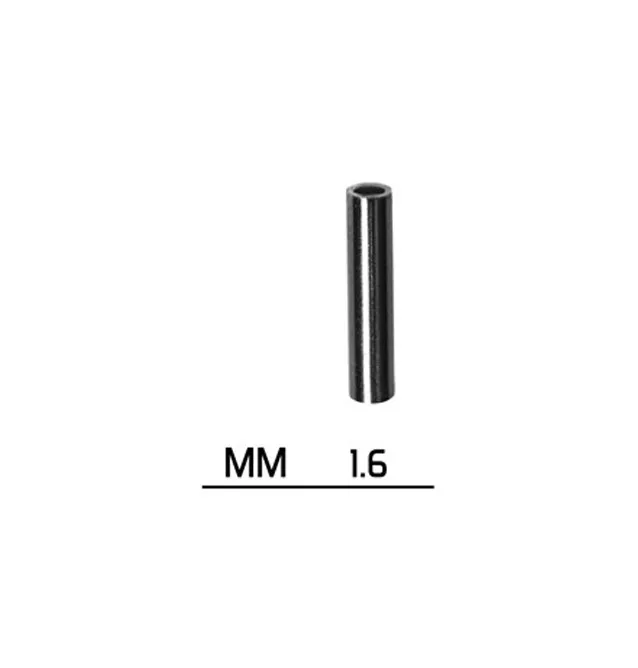 Delphin Single Crimps 40 Stück 1,6mm Quetschhülsen für Vorfächer-Vorfachmaterial & Montage-Zubehör-JJ-Fishing