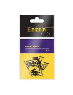 Delphin Single Crimps 40 Stück 1,4mm Quetschhülsen für Vorfächer-Vorfachmaterial & Montage-Zubehör-JJ-Fishing 2