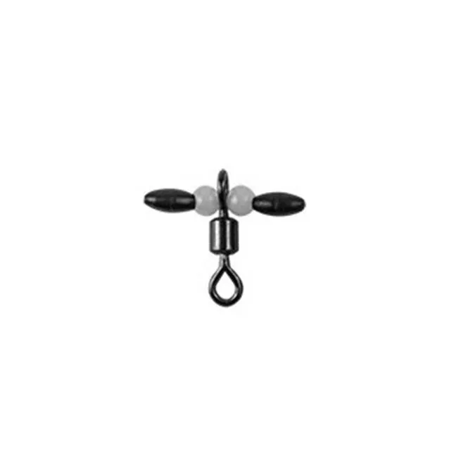 Delphin Inline Swivel with Rubber Stopper S Chod Rig Heli Rig Zig Rig-Vorfachmaterial & Montage-Zubehör-JJ-Fishing