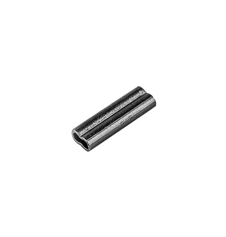 Delphin Rig Crimps 20 Stück 1,2x2,6x8mm Quetschhülsen-Vorfachmaterial & Montage-Zubehör-JJ-Fishing