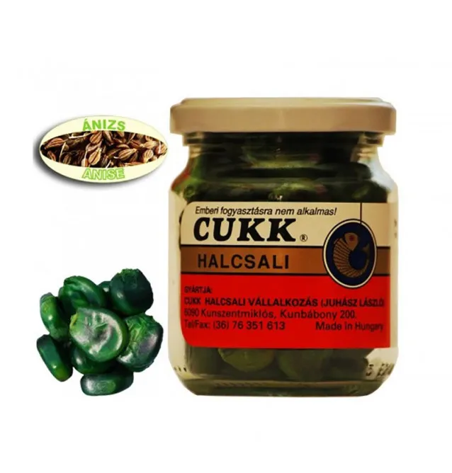 CUKK Goliat Corn Anis 220ml grün Mais im Glas-Hookbaits-JJ-Fishing