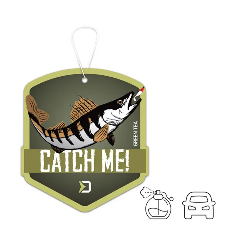 Delphin Autoduft CatchME! Zander Green Tea Duftbaum-Tackle & Co-JJ-Fishing