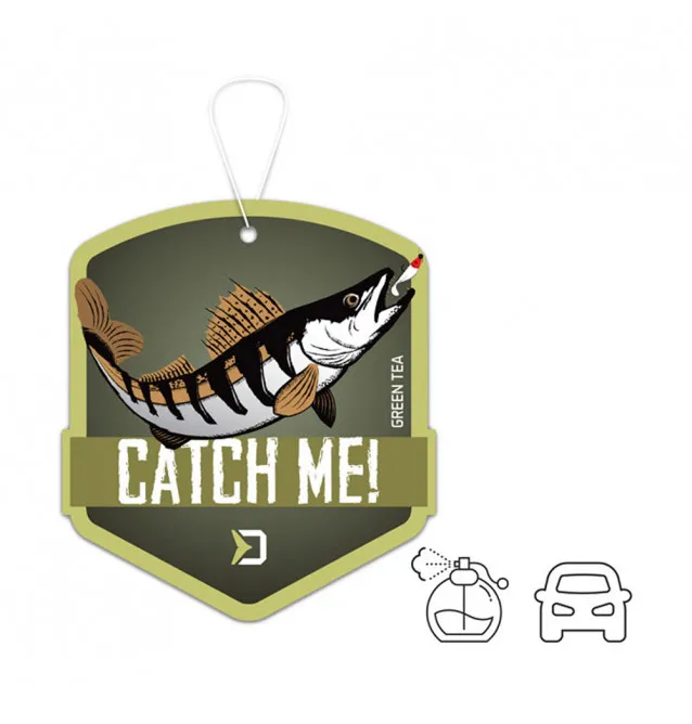 Delphin Autoduft CatchME! Zander Green Tea Duftbaum-Tackle & Co-JJ-Fishing