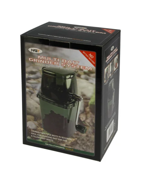 NGT Multi Bait Grinder System Crusher Boilie- & Pellets-Zerkleinerer Karpfenangeln-Grinder, Krusher & Co-JJ-Fishing