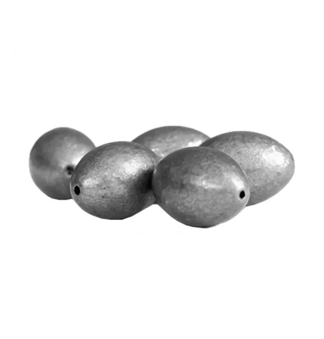 Delphin Leads Olive with a Slot Laufblei 8g 5 Stück-Endtackle-JJ-Fishing
