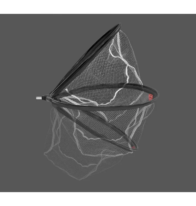 Delphin ATM Floaty Nylo Vario Swiveling Round Feeder Landing net head nylon net 50x40cm-Landing net & landing net accessories...