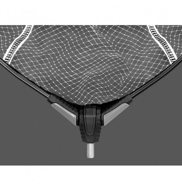 Delphin ATM Floaty Nylo Vario Swiveling Round Feeder Landing net head nylon net 60x50cm-Landing net & landing net accessories...